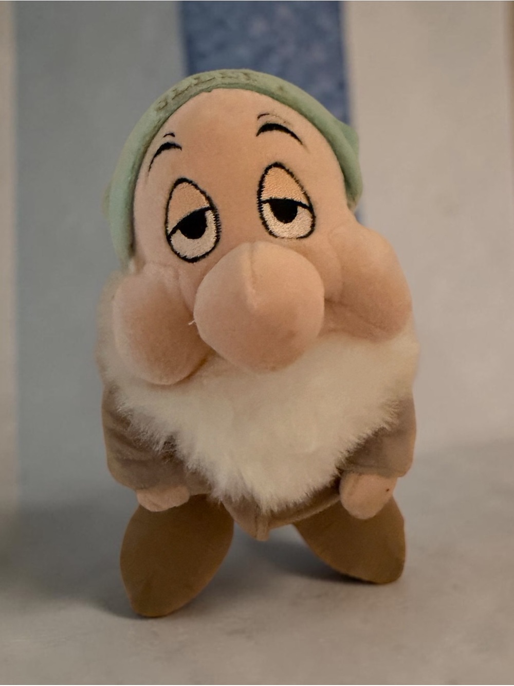 Disney Store 13" Sleepy Snow White Dwarfs Stuffed Animal Plush